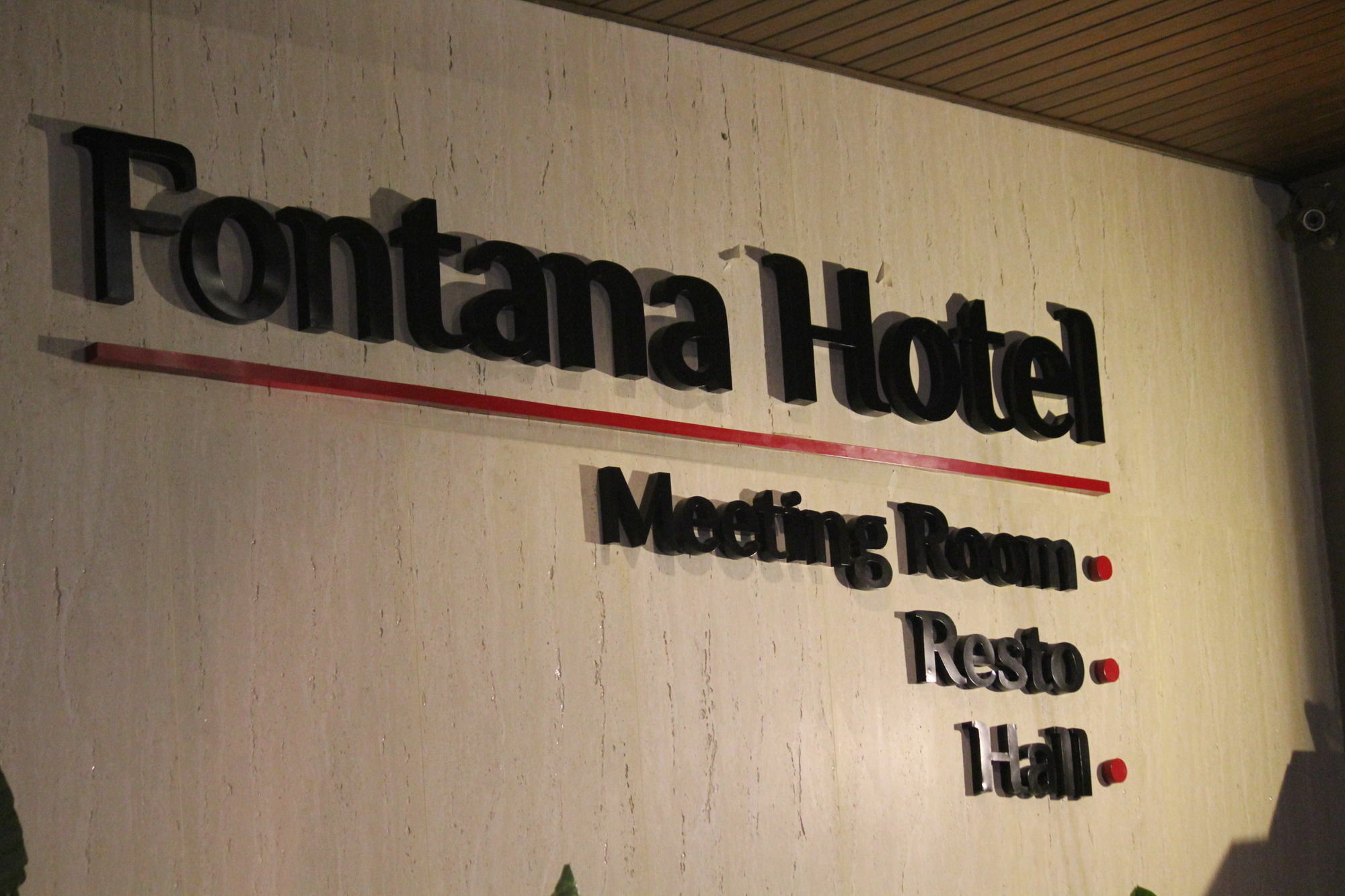 Fontana Hotel Jakarta Eksteriør billede